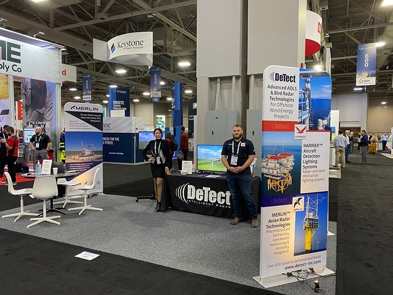 Detect Inc. Exhibiting their ADLS & Bird Radar Technologies